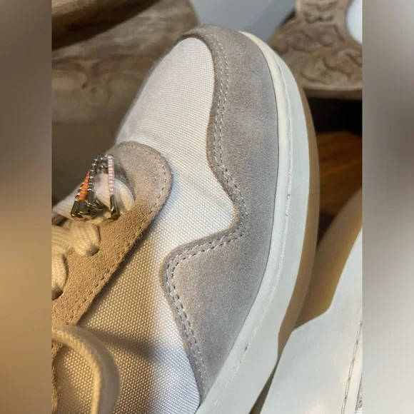 LOEFFLER RANDALL KEIRA LOW TOP SNEAKER INCEMENT/MOCHA LEOPARD EUC size 7 - Picture 13 of 13